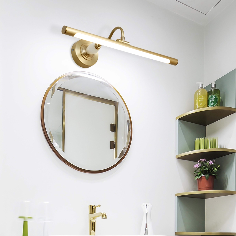 copper dressing table mirror