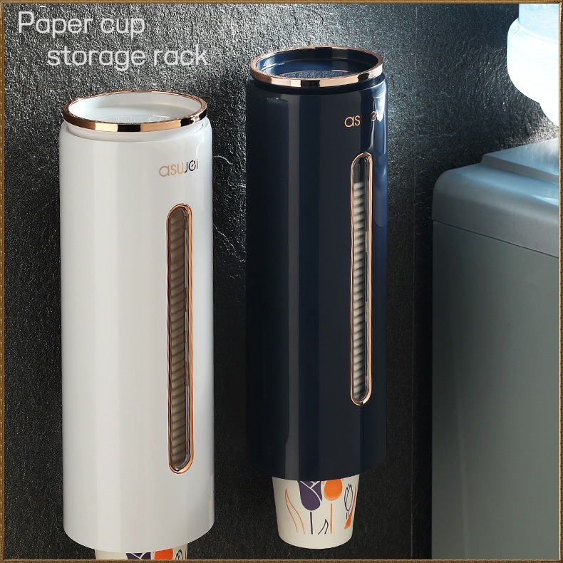 Wall Mounted Water Dispenser Paper Cup Holder, Disposable Paper Cup
