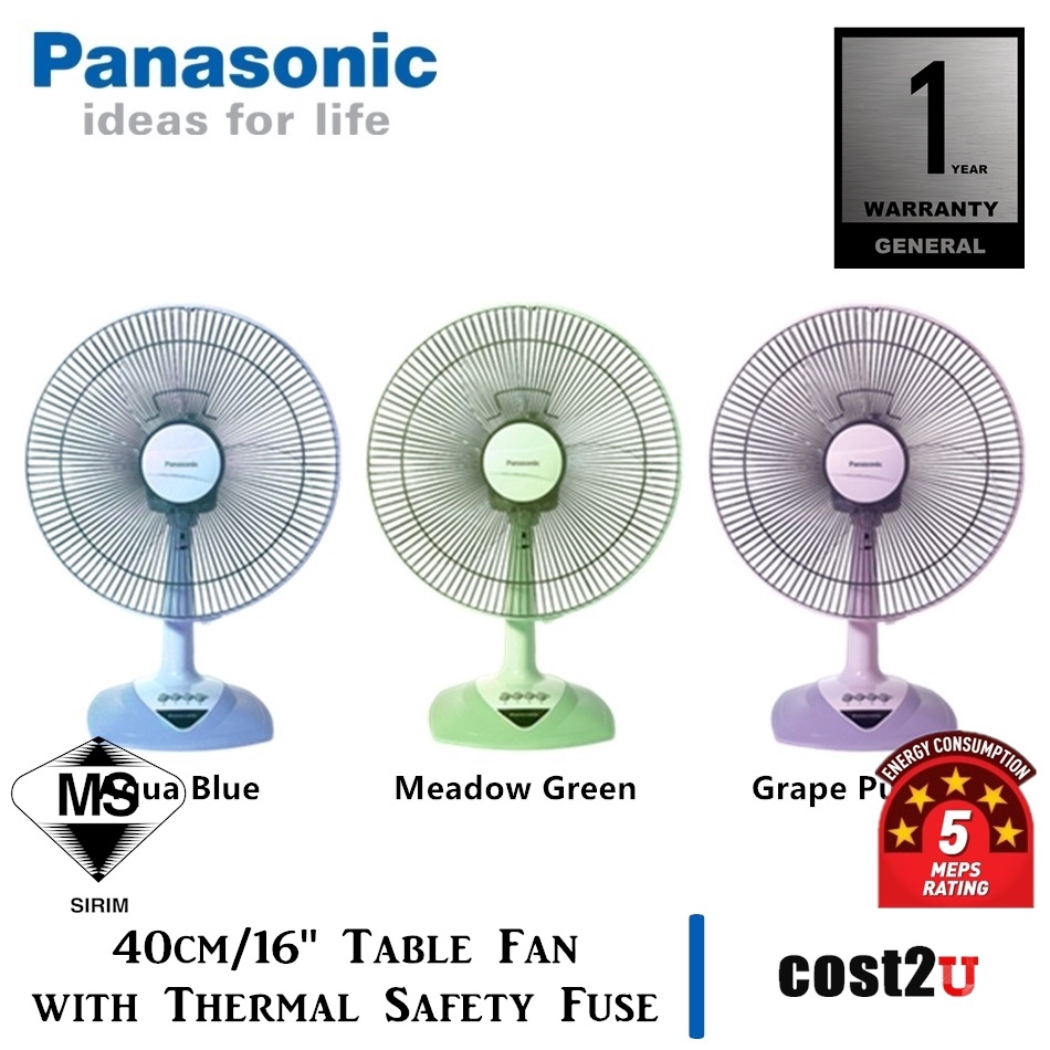 Panasonic F Mn404 16 Table Fan Kipas Meja 16 Inch