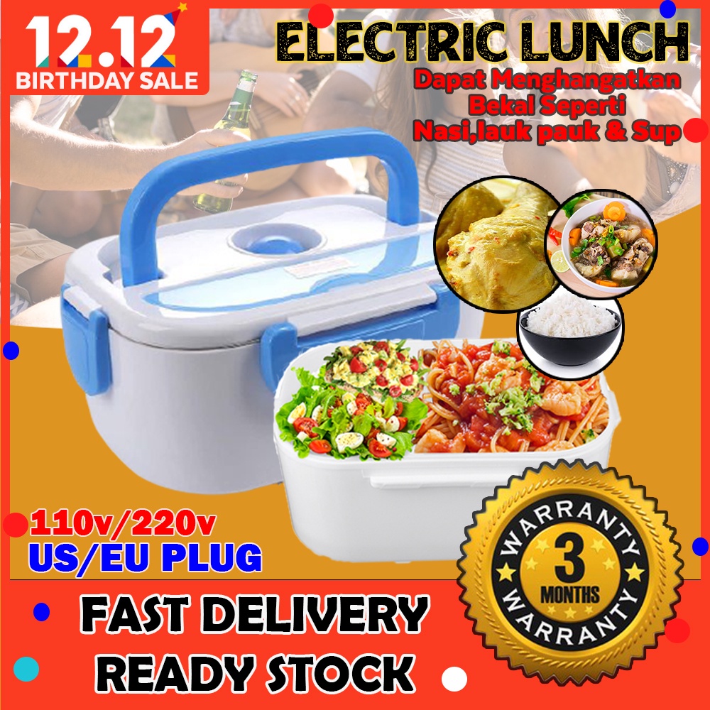 🔥🔥🔥Electric Lunch Box Usb Bekas Makanan Food Box Heater Makanan Tengahari Kitchen Tools Set Bekas Makanan Kithchenware