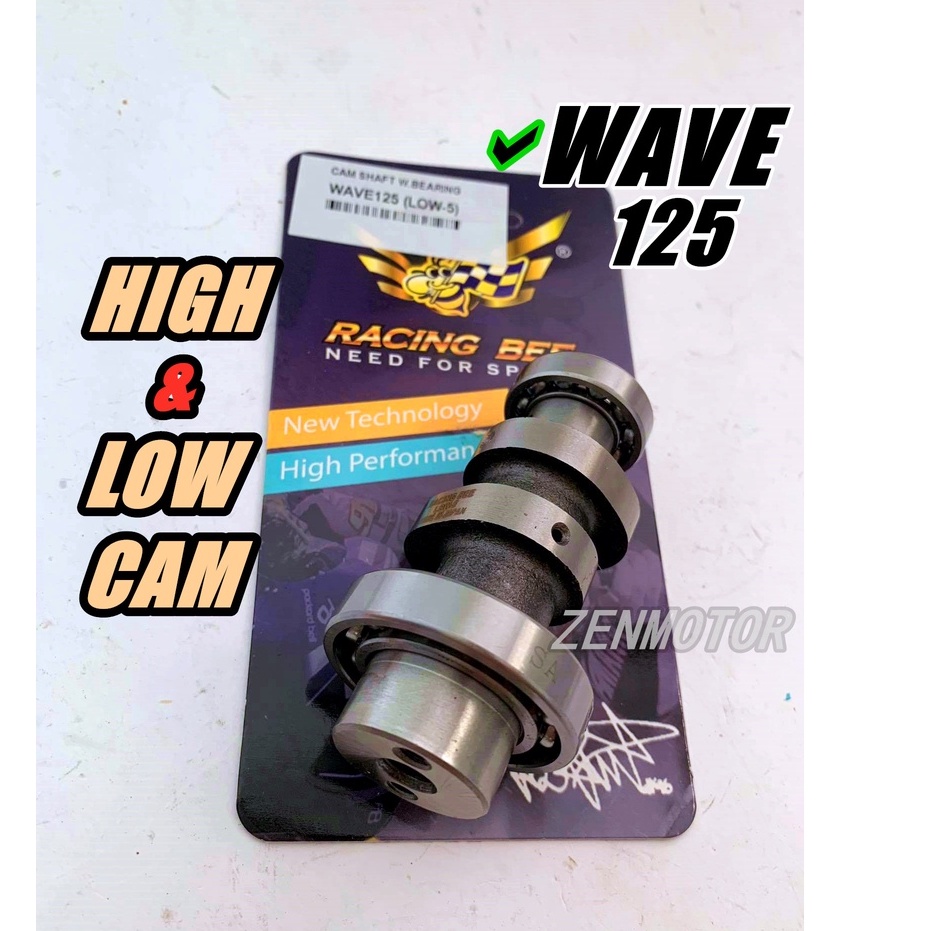 Hi Cam Low Cam Racing Bee Wave125 Cam Shaft High Cam Wave 125 Cam Shaft Racing Lowcam Wave Cam Arata Tokahi Espada Shopee Malaysia