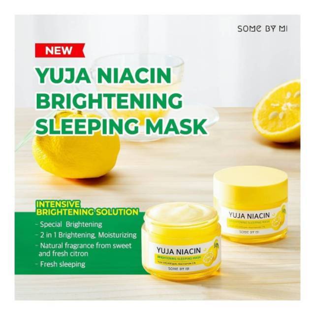 Some BY MI Yuja Niacin Brightening Sleeping Mask