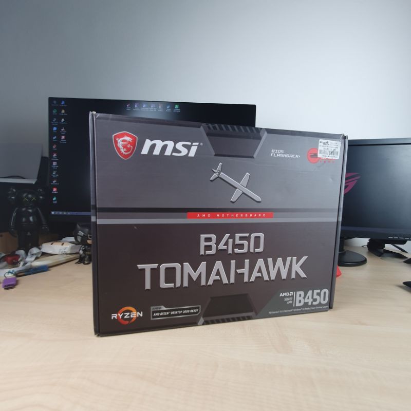 USED MSI B450 Tomahawk AMD Ryzen AM4 Motherboard | Shopee Malaysia