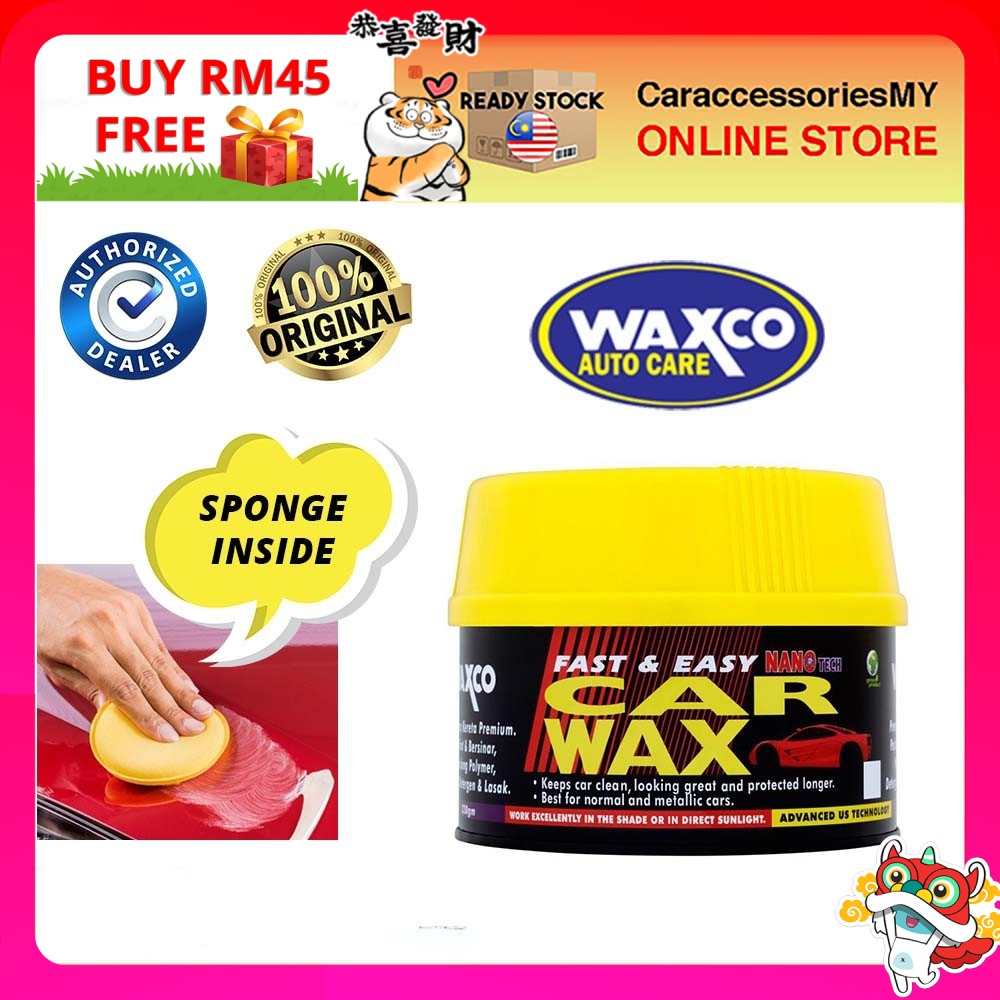 Waxco Car Wax Polish 320g fast and easy car wax and polish made in malaysia kilat kereta car care