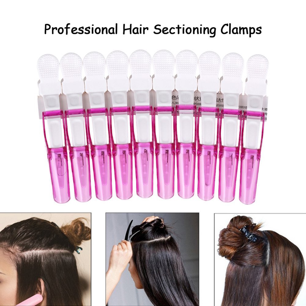Cochise10pcs Salon Hair Dye Perm Parting Styling Alligator Clip