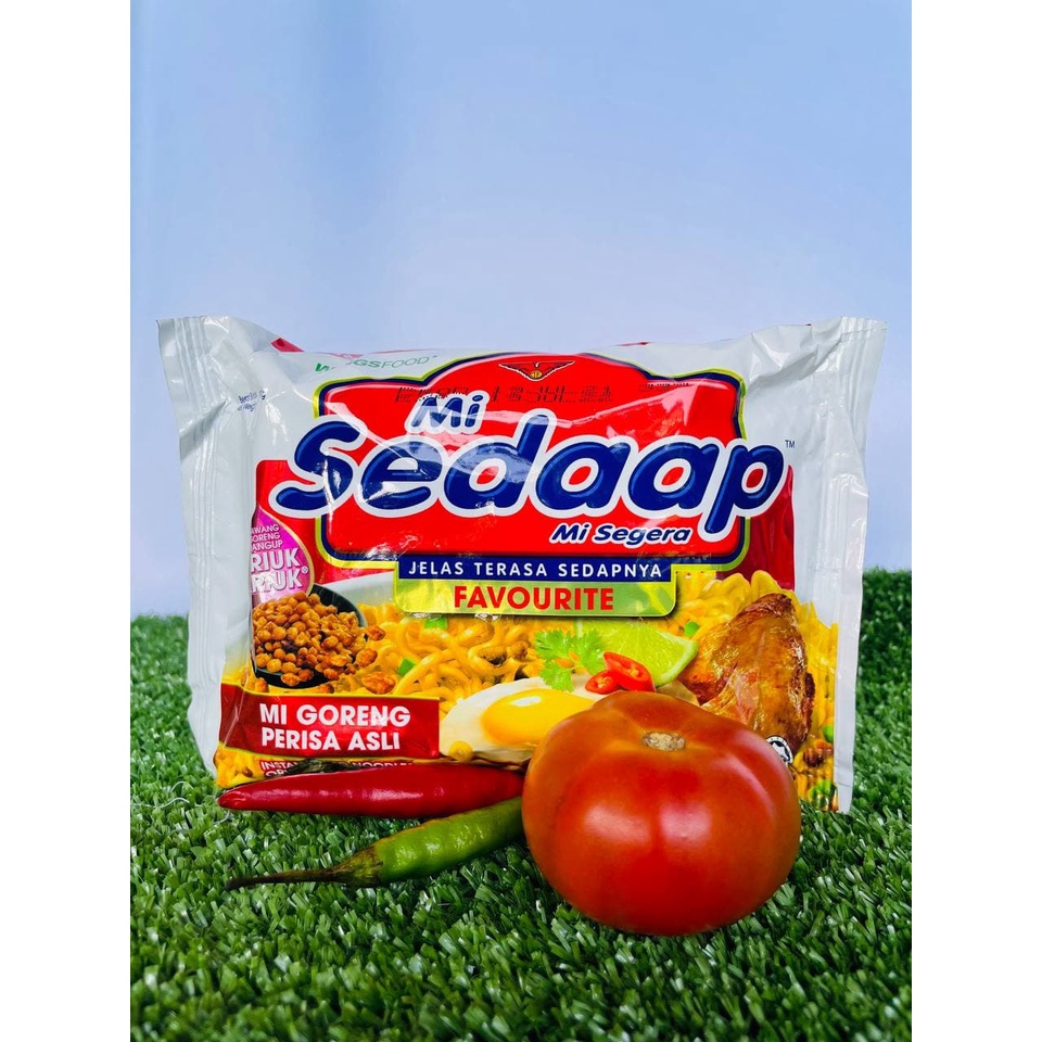 Ready Stock Mi Sedaap Instant Fried Noodle Original Flavour Perisa