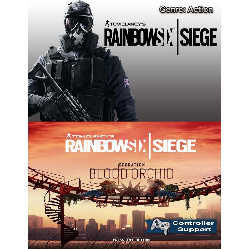 Tom Clancy S Rainbow Six Siege Operation Blood Orchid G63 Pc Game Shopee Malaysia