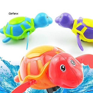 Gx Cute Turtle Swim Animal Wound Up Chain Clockwork Baby Kid Bathroom Bathing Toy Shopee Malaysia