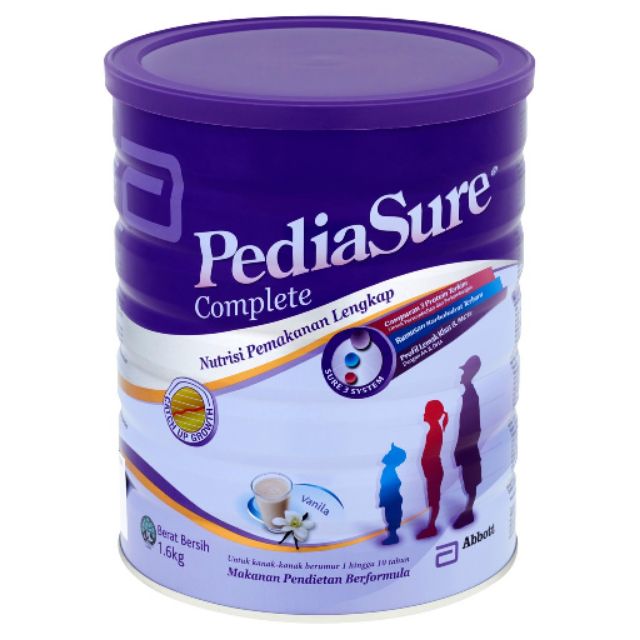 PEDIASURE COMPLETE VANILLA 1.6KG | Shopee Malaysia