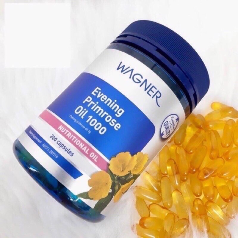 Wagner Evening Primrose Oil 1000mg bottle of 200 capsules of Australia