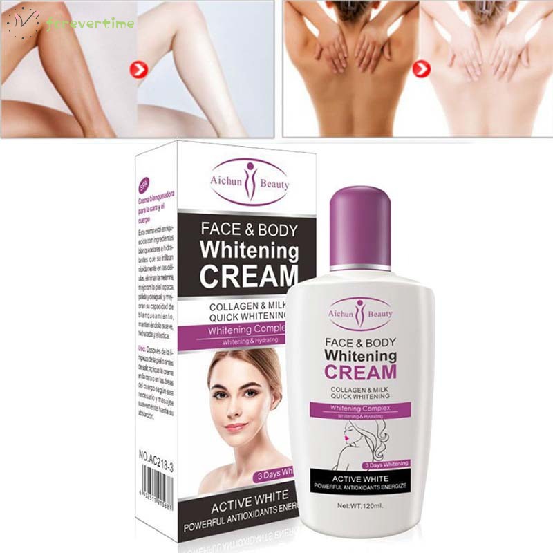 Beauty Face Body Whitening Cream Fast For Dark Skin Bleaching Knee