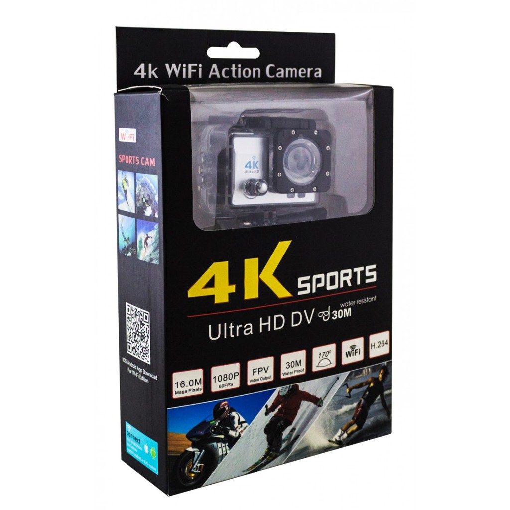 Camera Action 4k Ultra Hd Dv 16 Mp Sport Camera Wifi Go Pro Wifi Shopee Malaysia