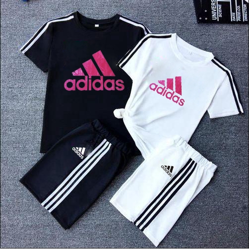 mens adidas t shirt and shorts set