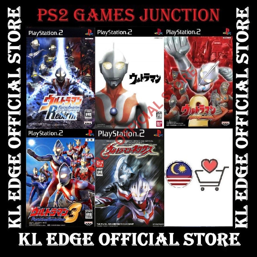 Buy Ps2 Game All Ultraman Series Japan Ultraman Fighting Evolution 2 Evolution 3 Rebirth Nexus Dvd Games Seetracker Malaysia