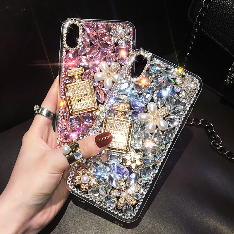 Luxury Crystal Gem Rhinestone Diamond Cases For iphone 11 Pro max X XS