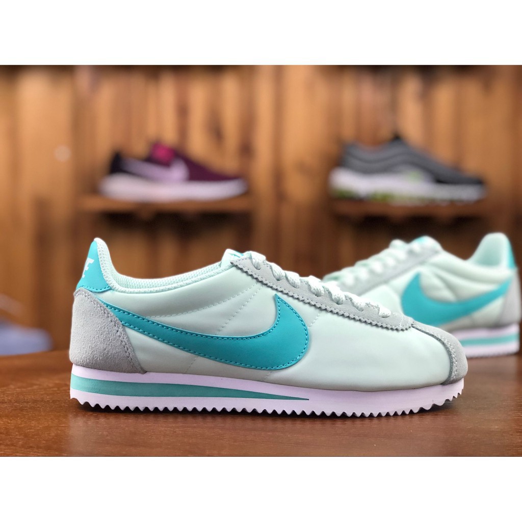 nike cortez womens light blue