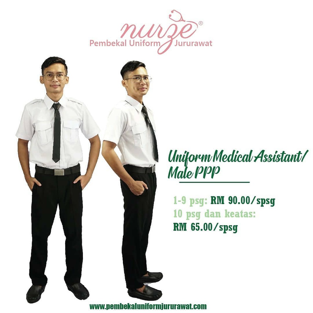 Uniform Medical Assistant / Male PPP Shopee Malaysia