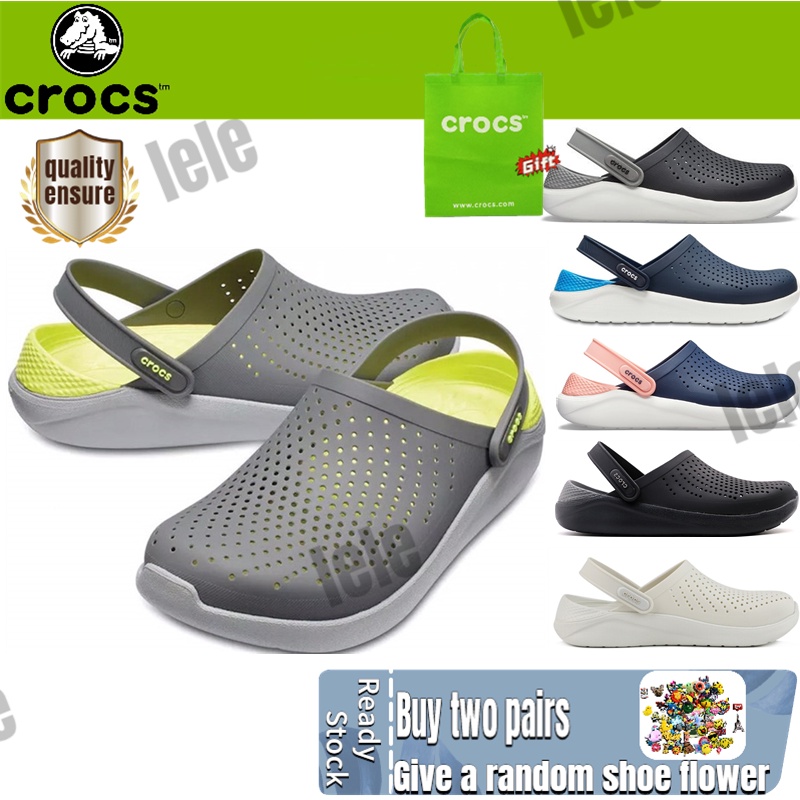 Ready Stock!!! Crocs Literide ClogSpot Crocodile Shoes Men's Shoes Women's Shoes  Water Shoes Hole Shoes | Shopee Malaysia