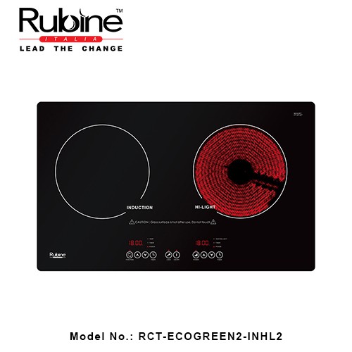 Rubine Induction & Ceramic Hob (RCTECOGREEN2INHL2) Shopee Malaysia