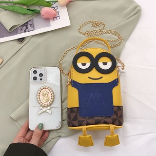 minions sling bag shoulder bag mini bag mobile phone bag coin