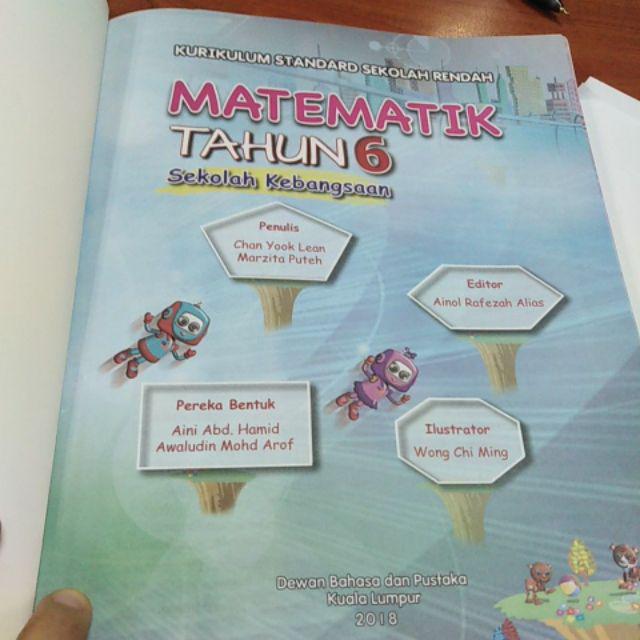 DBP: Buku Teks Matematik Tahun 6 | Shopee Malaysia