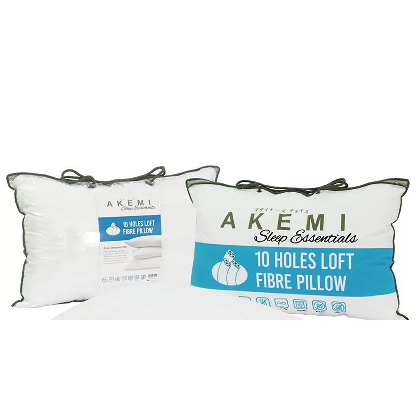 akemi 7 holes fibre pillow