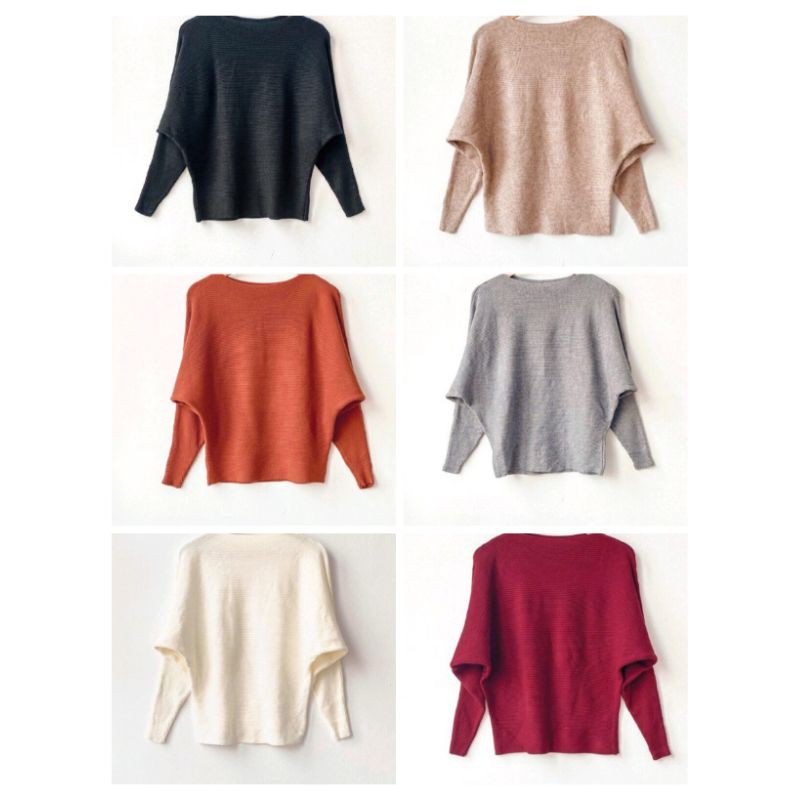 batwing knit top