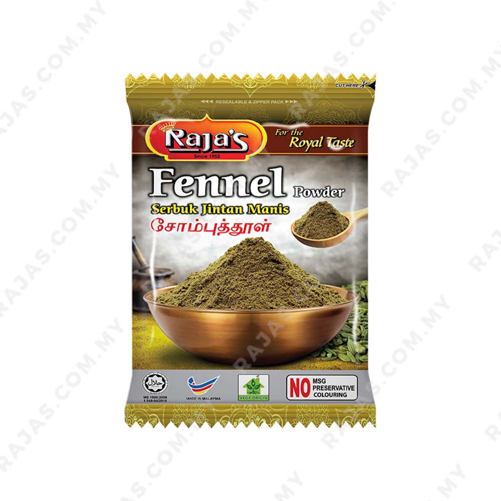 RAJA'S FENNEL POWDER / SERBUK JINTAN MANIS (125GM) Shopee Malaysia