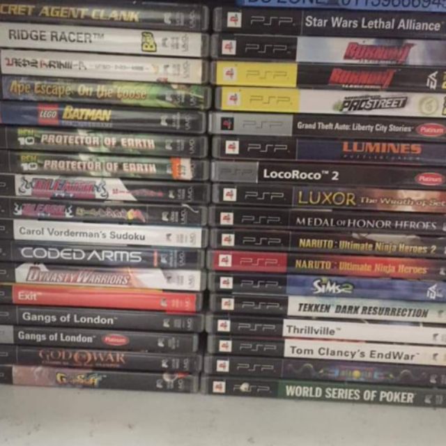 Psp Games Original Umd Shopee Malaysia