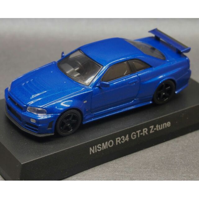 Kyosho 1 64 Nismo Nissan Skyline R34 Gtr Z Tune Blue Shopee Malaysia