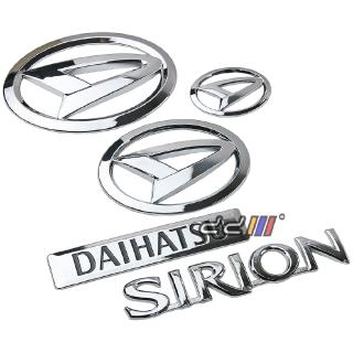 [Local Ready Stock] Chrome Daihatsu Logo Emblem Badge For 