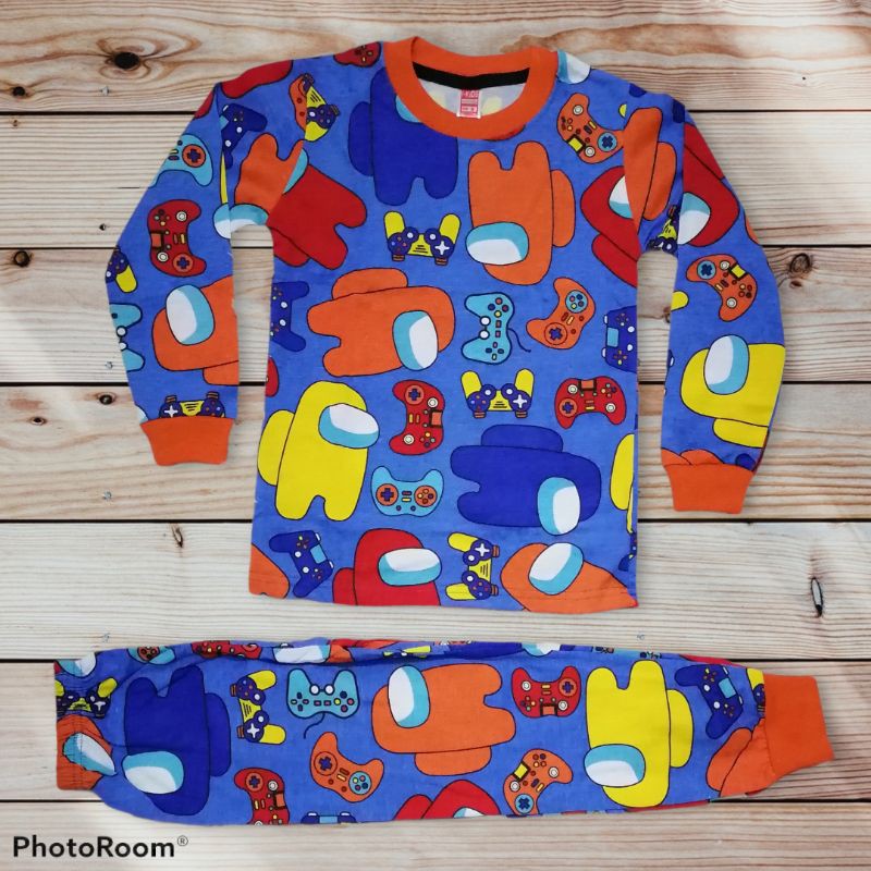 Buy Pj54 Pyjamas Kids Big Kids Long Sleeve Among Us Ready Stock Seetracker Malaysia