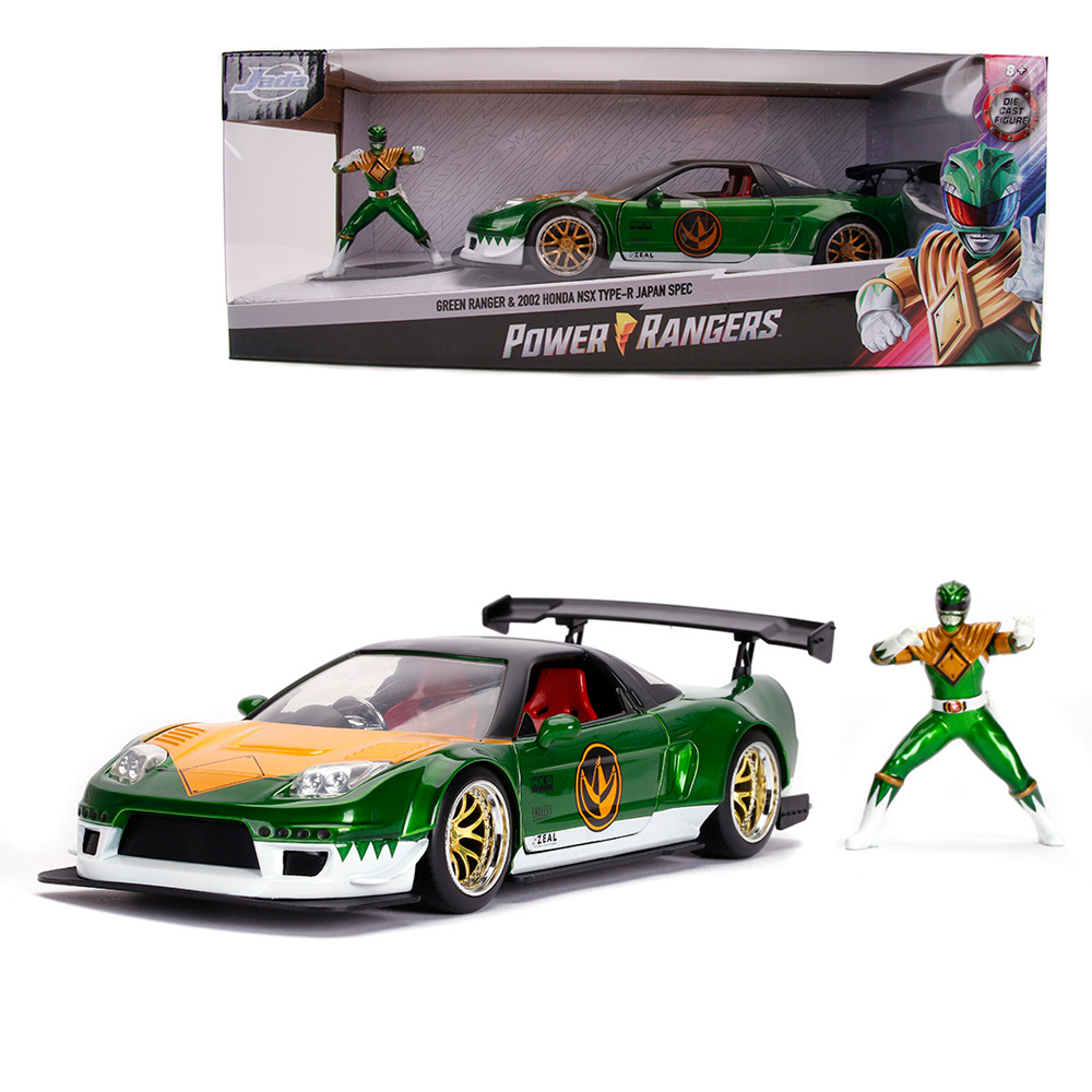 Jada 1 24 Diecast Mighty Morphin Power Rangers 02 Honda Nsx Type R Japan Spec 2 75 Inch Green Ranger Figure Car Model Shopee Malaysia