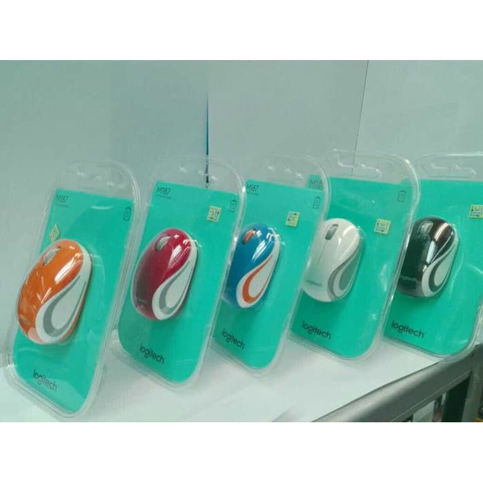 ORIGINAL LOGITEC MOUSE M187 WIRELESS Official Garage 100c/o Authentic Authentic Authentic