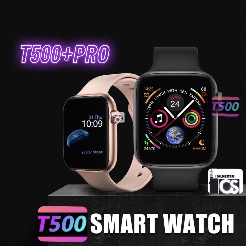 36HOURS]LATEST [SHIP WITHIN T500 / T500+PLUS/T500+PRO SMART WATCH Bluetooth  Call 44mm Touch screen Sport Watch CUSTOM | Shopee Malaysia