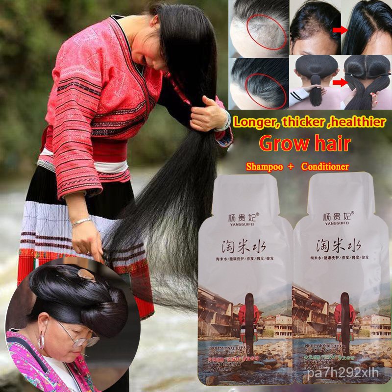 Rice Hair Growth Shampoo Anti Hair Loss Treatment Serum Fast Growth Longer  thicker Hair for Men Women Best Hair Care Pro | Shopee Malaysia