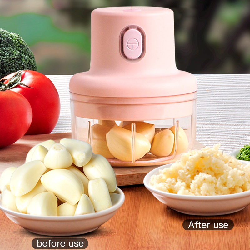 Electric Garlic Chopper Mini Blender Food Chopper Meat&Vegetable