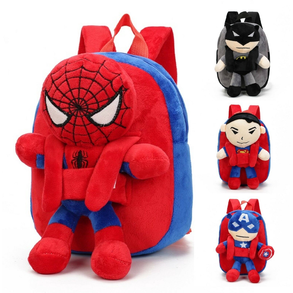 Spider-Man Superman Homecoming School Bag Backpack Bag For Boys Kids  Children Gift | Shopee Malaysia