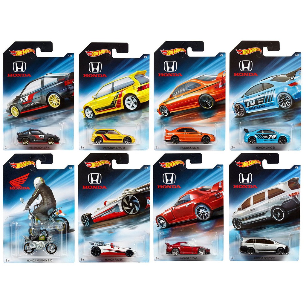 honda hot wheels cars