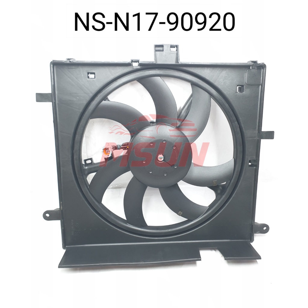 RADIATOR FAN MOTOR ASSEMBLY WITH BLADE / GUARD NISSAN ALMERA N17