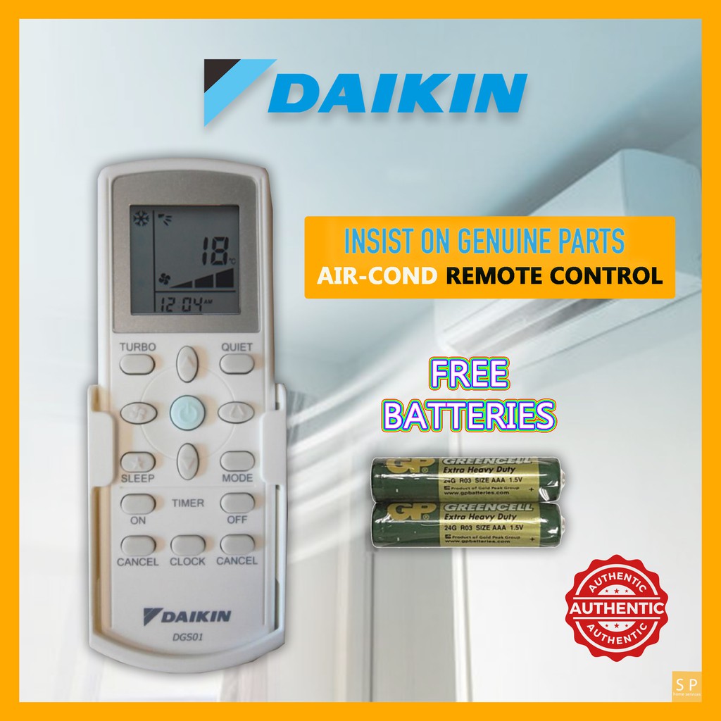 [Original] Daikin Air Conditioner Remote Control Controller DGS01 (Part