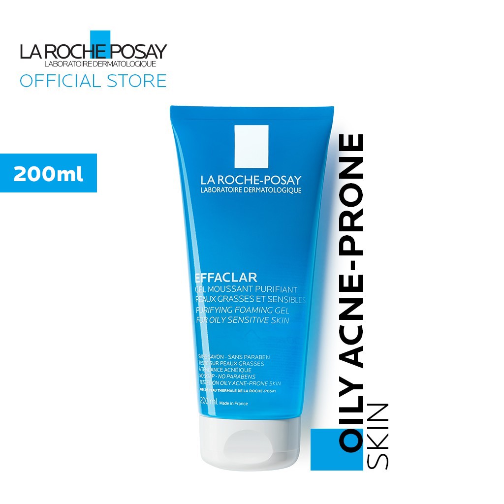 La Roche Posay Effaclar Purifying Foaming Gel Cleanser Face Wash Anti