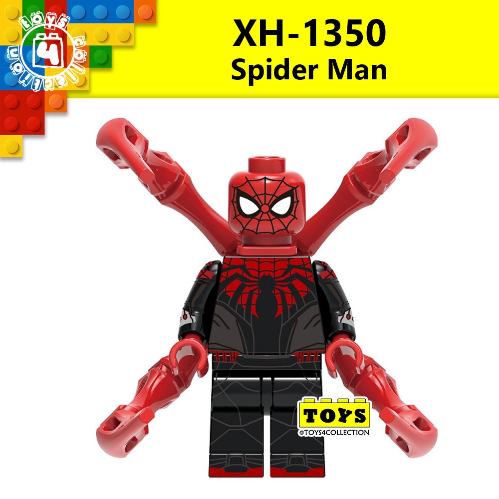 Spider Man Red And Black Suit Mini Figure Spider Man Far From Home Bau Konstruktionsspielzeug Teile Zubehor