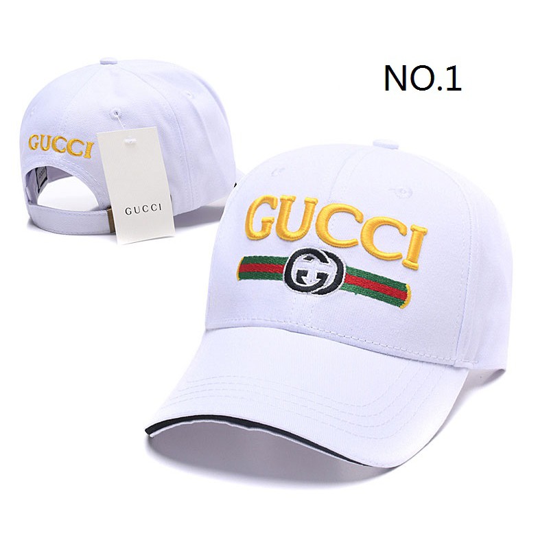 white gucci hat