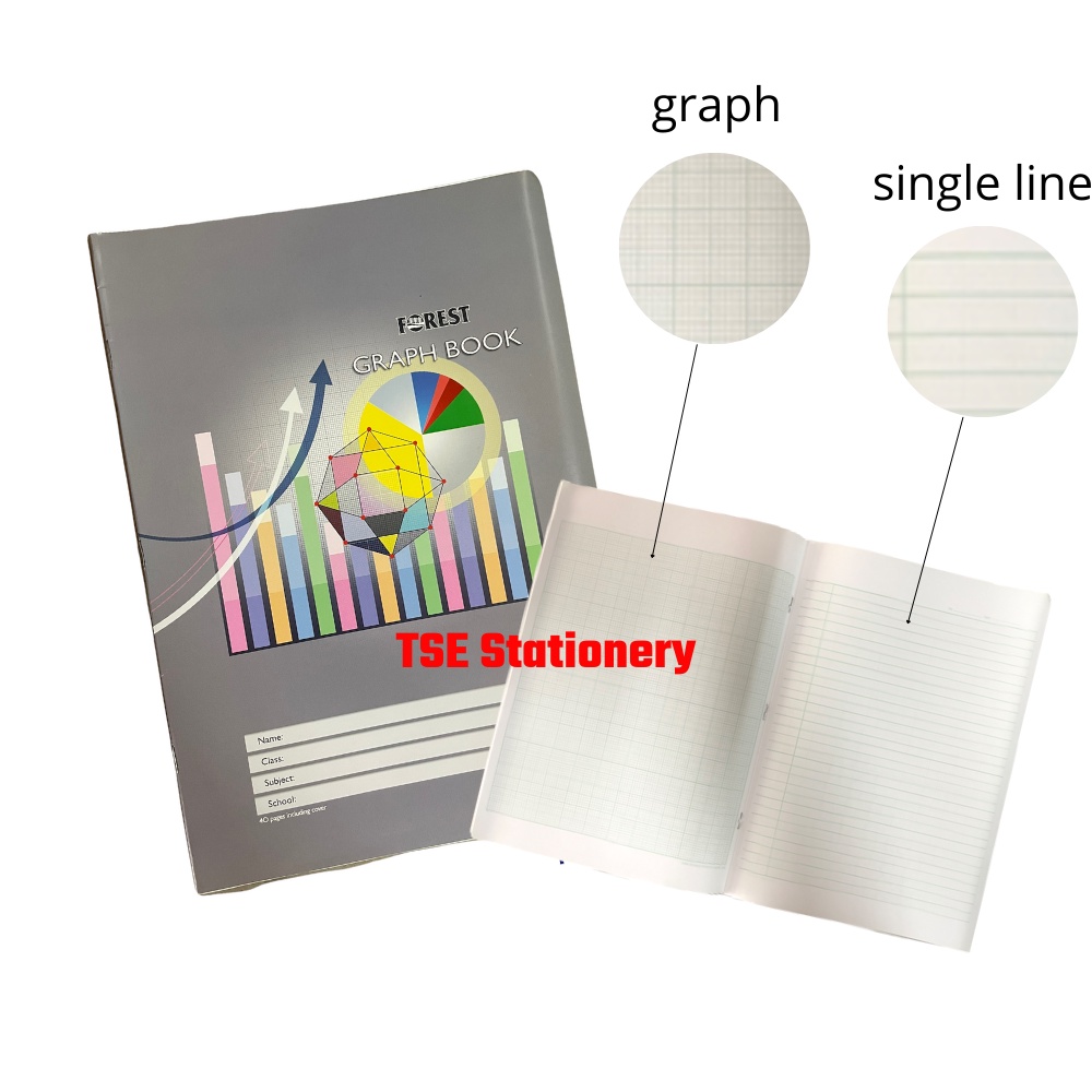 Forest Campap A4 Graph Book / Science Note Book (CF7525 / CF7524 ...