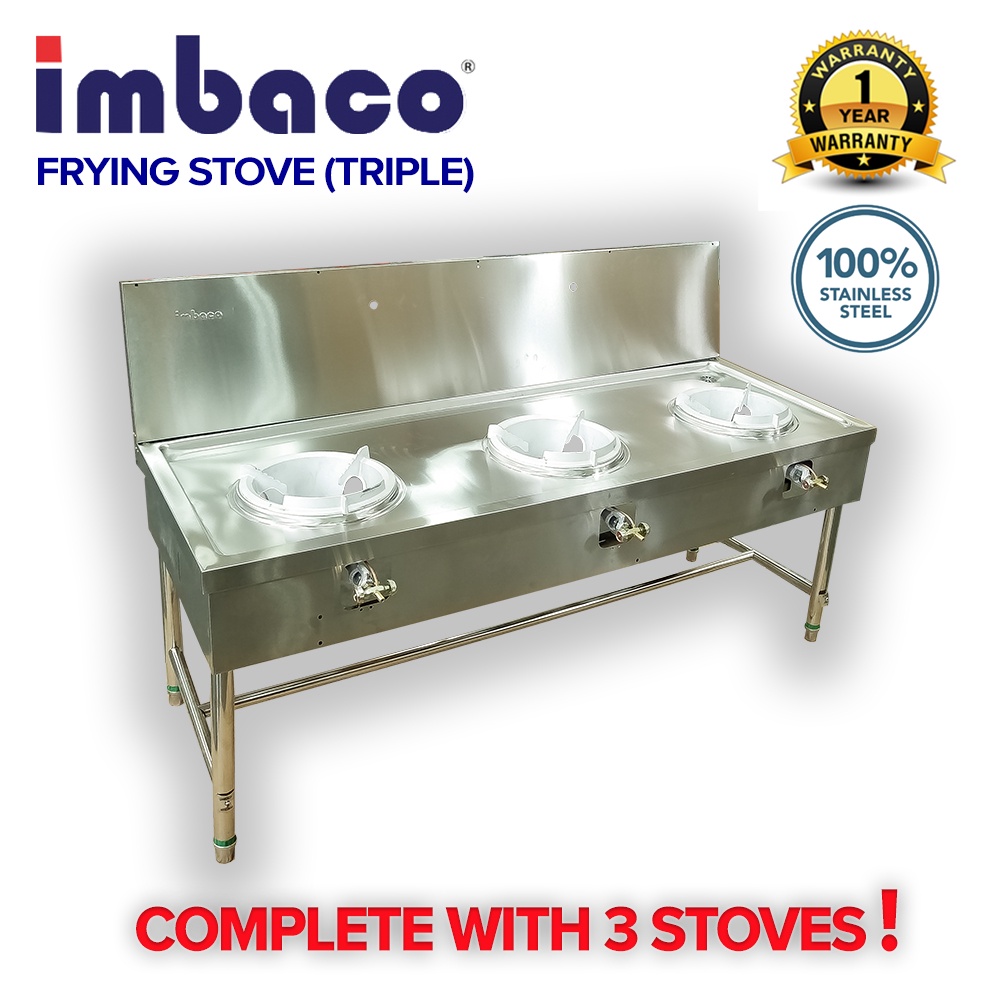 Imbaco Fully Stainless Steel Gas Frying Stove Imported from Taiwan