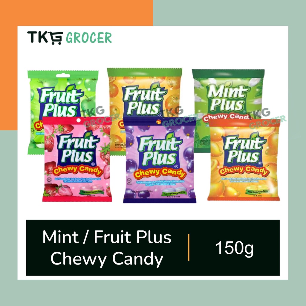 MInt / Fruit Plus Chewy Candy Blackcurrant / Apple / Orange / Mango ...