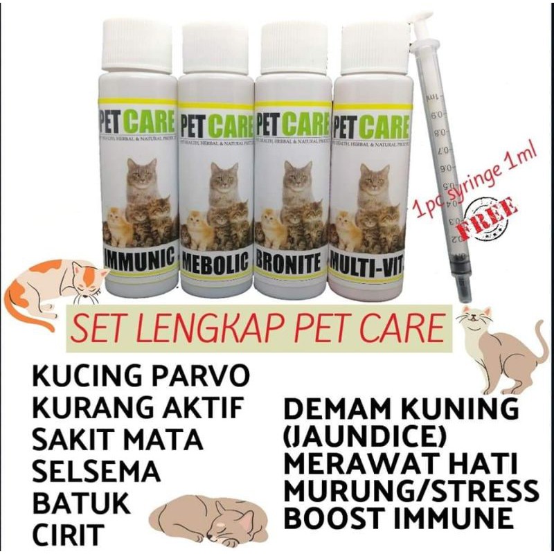 ALL IN 1 - DEMAM / BATUK / SELSEMA / PARVO VIRUS / JAUNDICE - s7 ubat
kucing