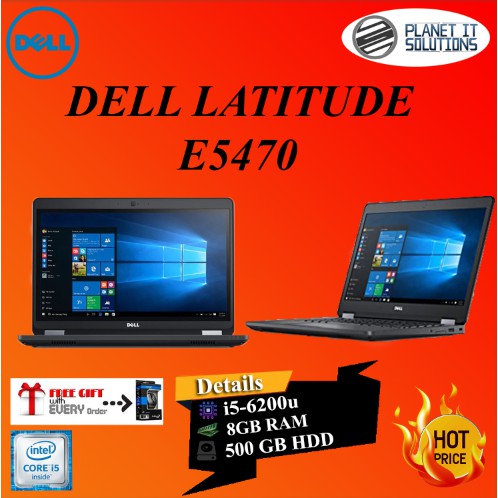 Dell Latitude E5470 I5 6th Generation 8gb Ram 500gb Hdd Shopee Malaysia
