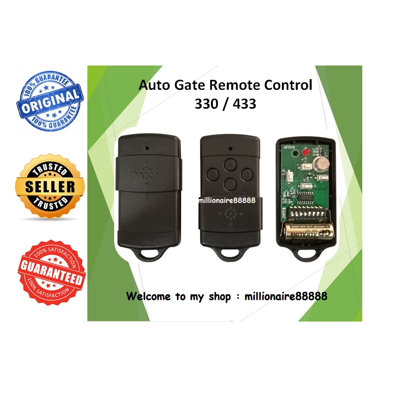 TX Original 4 Channel 4 Way 4 Button Remote Control with Battery 330 /